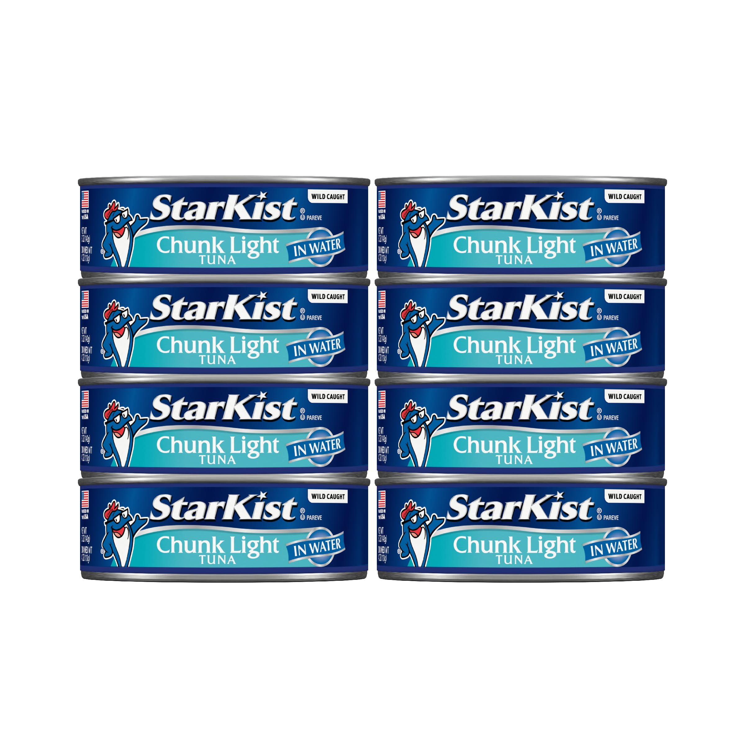 StarKist Chunk Light Tuna in Water, Gluten Free, Keto Friendly, Perfect for Salads and Snacks, 5 oz (8 Pack)
StarKist C